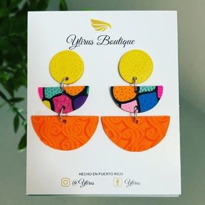 💙💛💚🧡New collection 💖Modern artisan earrings